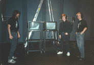 programmers Rob Tow, Jonm Harrison, and Glen Harriso monitor participants.