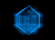 3D wireframe for the pseudo-polyhedral tiles of the Hoodoo world model.