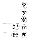 Studies for facial expressions for Voiceholders.