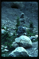 Close view of Cairn.
